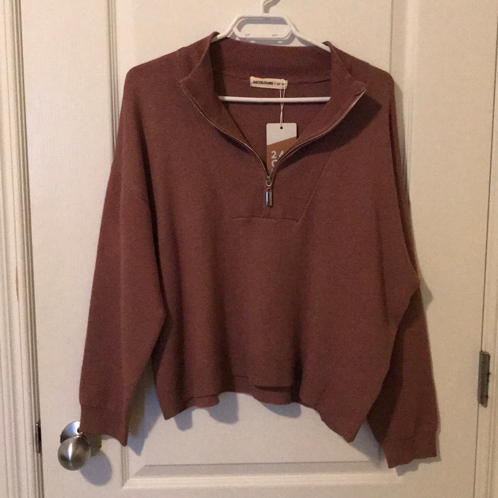Soft Sweater 24 Colours with 1/4 zipper